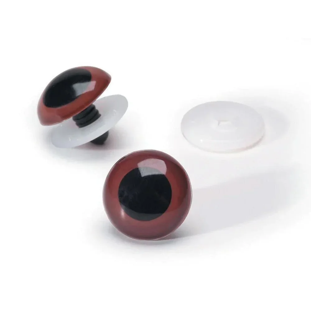 Darice® Brown Animal Eyes with Washers